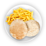 Chips & Cheese In Pitta 