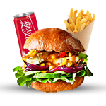 Vegetable Burger - Burger Meal 