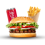 Kebab Burger - Burger Meal 